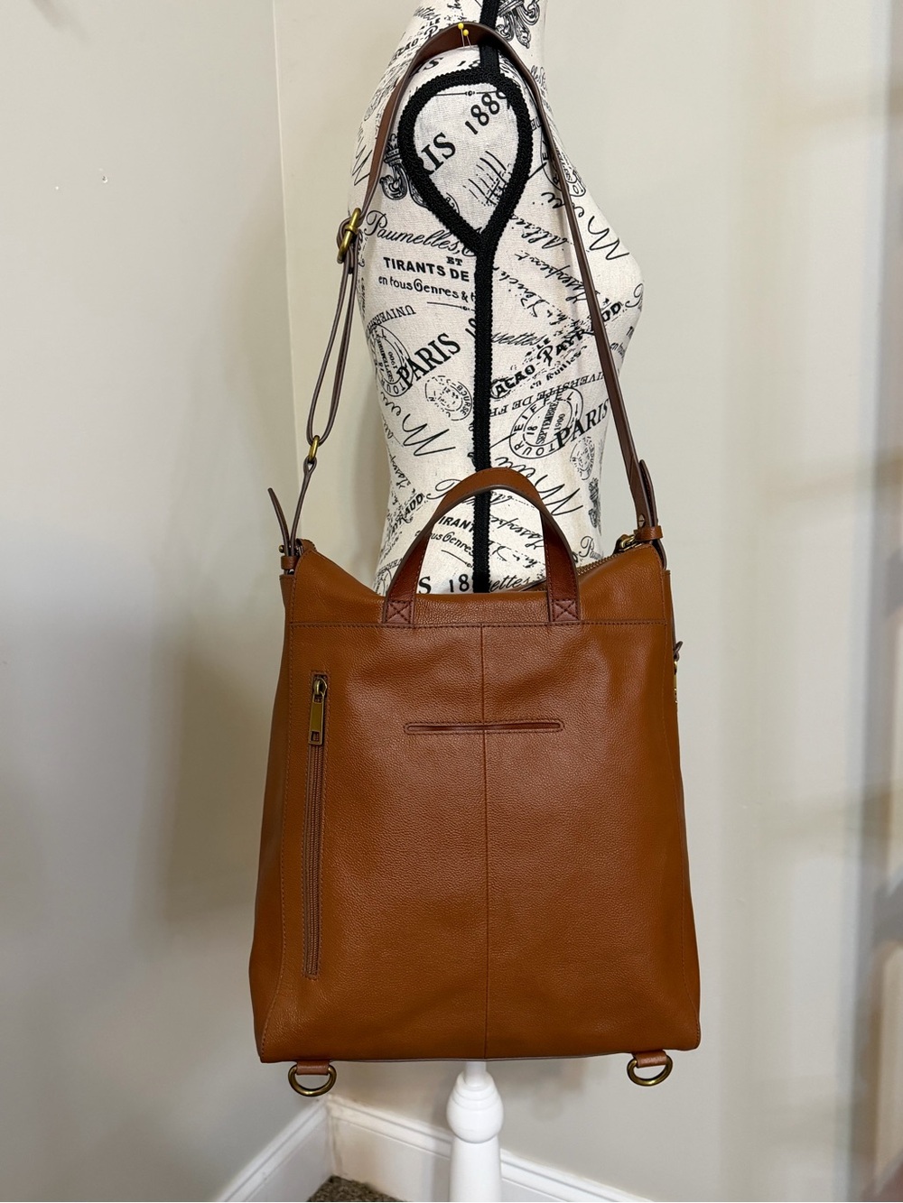 Fossil Elina Convertible Backpack Shoulder Bag Crossbody - Picture 5 of 14